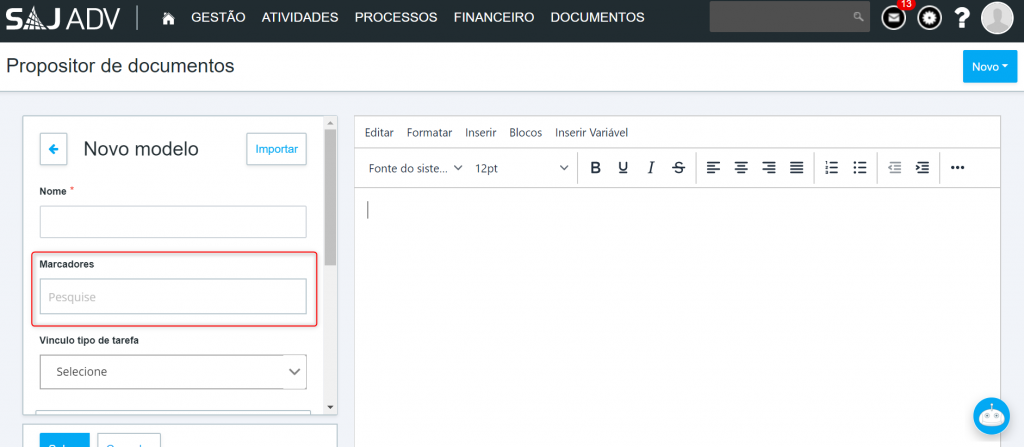 propositor de documentos