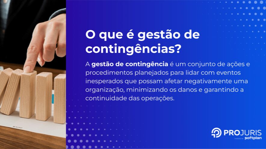 o que é gestão de contingências